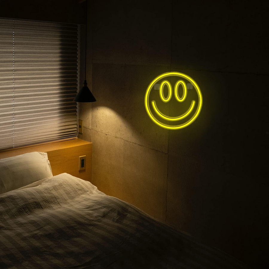 کتیبه چراغ لبخند LED لوگوی تبلیغاتی لبخند